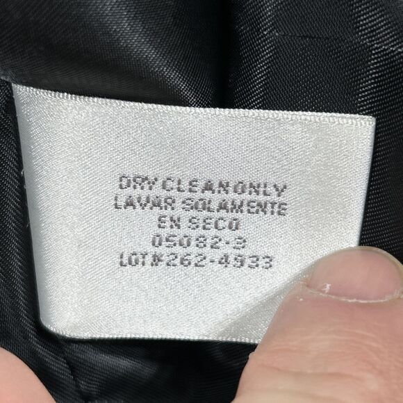 Worthington Women's Trench Coat Wool Blend Size 10 Black Length 48" - Picture 14 of 14